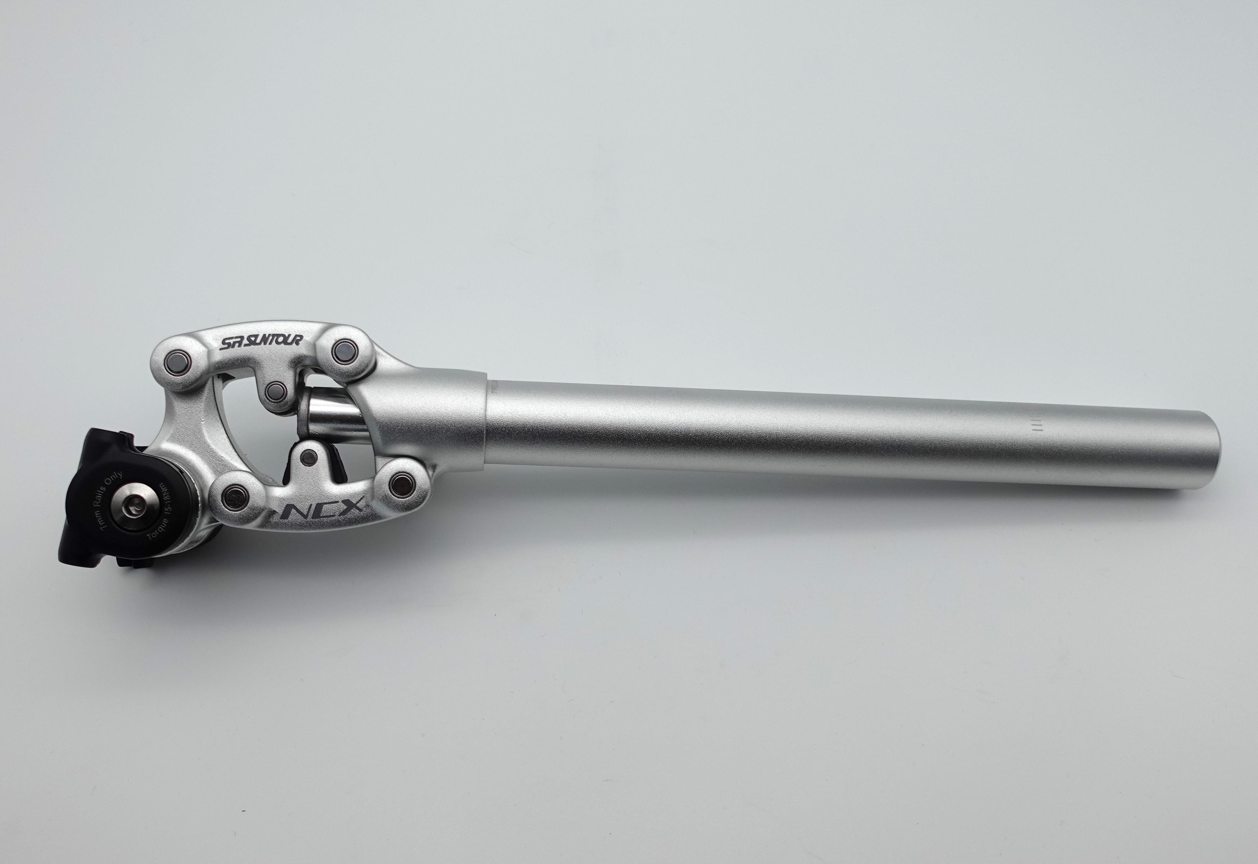 SP12 NCX New Suspension Seat Post 27.2mmx350mm SILVER